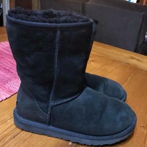 Ugg Boots-Black Classic Shorts, size US 6